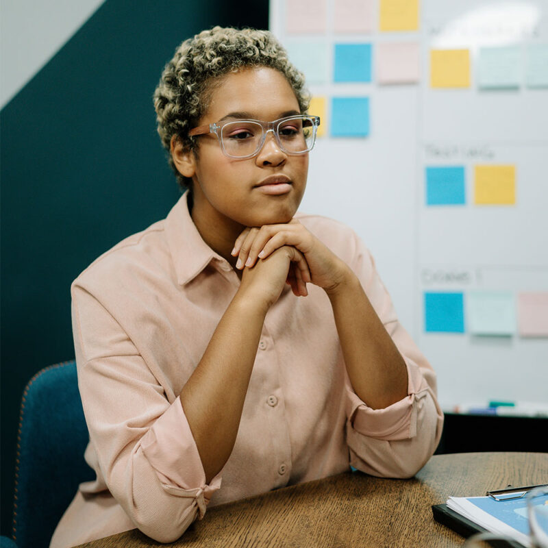 Professional woman in office